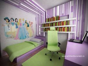 design dormitor fata