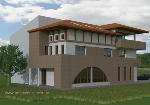 proiect arhitectura casa arcada Bucuresti