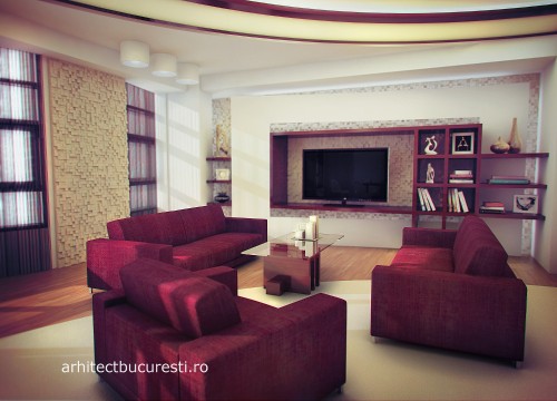 proiect design interior living